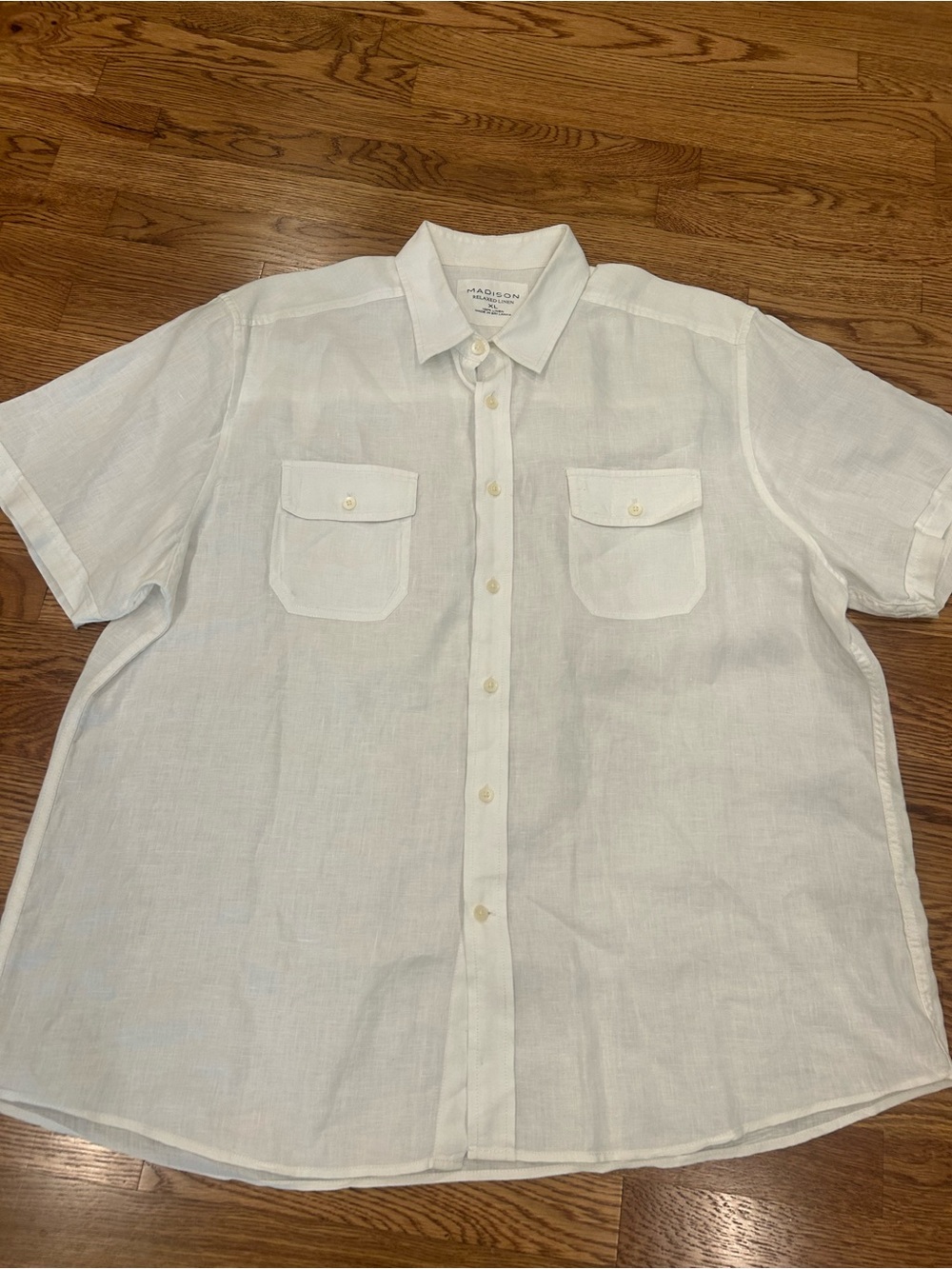 Men's 100% Relaxed Linen Shirt